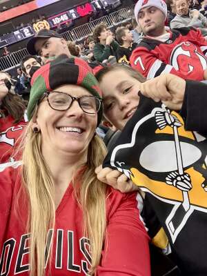 Carolyn attended New Jersey Devils vs. Pittsburgh Penguins - NHL on Dec 19th 2021 via VetTix 