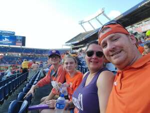 James and Amber Miller attended 2021 Cheez-it Bowl: Clemson vs. Iowa State on Dec 29th 2021 via VetTix 