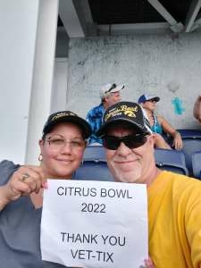 William Schultz  attended 2021 Vrbo Citrus Bowl: Kentucky vs. Iowa on Jan 1st 2022 via VetTix 