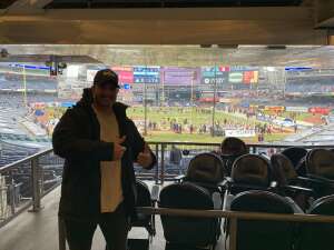 Justin Shimko attended 2021 New Era Pinstripe Bowl: Virginia Tech vs. Maryland on Dec 29th 2021 via VetTix 