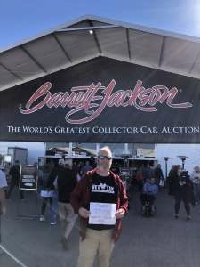 Bradley attended Barrett-jackson 2022 Scottsdale Auction - Preview Day on Jan 23rd 2022 via VetTix 