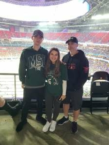 James Oliver  attended 2021 Chick-fil-a Peach Bowl: PITT Panthers vs. Michigan State Spartans on Dec 30th 2021 via VetTix 