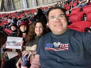 The Ivey’s  attended 2021 Chick-fil-a Peach Bowl: PITT Panthers vs. Michigan State Spartans on Dec 30th 2021 via VetTix 