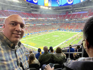 Ben attended 2021 Chick-fil-a Peach Bowl: PITT Panthers vs. Michigan State Spartans on Dec 30th 2021 via VetTix 