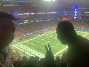 Ron Jarvis attended 2021 Chick-fil-a Peach Bowl: PITT Panthers vs. Michigan State Spartans on Dec 30th 2021 via VetTix 