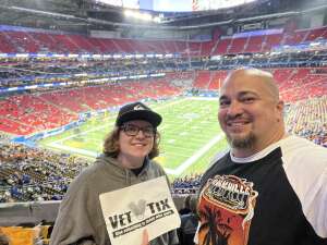 Frederick Weber attended 2021 Chick-fil-a Peach Bowl: PITT Panthers vs. Michigan State Spartans on Dec 30th 2021 via VetTix 