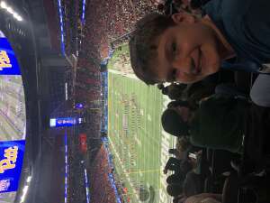 Tom Coram attended 2021 Chick-fil-a Peach Bowl: PITT Panthers vs. Michigan State Spartans on Dec 30th 2021 via VetTix 