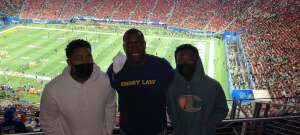 D Lee attended 2021 Chick-fil-a Peach Bowl: PITT Panthers vs. Michigan State Spartans on Dec 30th 2021 via VetTix 