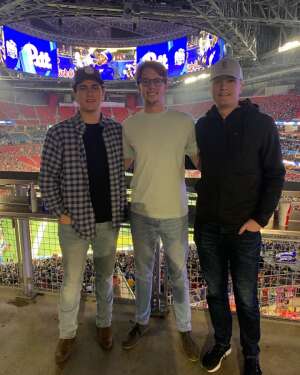 Kyle attended 2021 Chick-fil-a Peach Bowl: PITT Panthers vs. Michigan State Spartans on Dec 30th 2021 via VetTix 