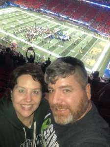 Andy attended 2021 Chick-fil-a Peach Bowl: PITT Panthers vs. Michigan State Spartans on Dec 30th 2021 via VetTix 