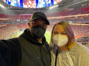 Ben  attended 2021 Chick-fil-a Peach Bowl: PITT Panthers vs. Michigan State Spartans on Dec 30th 2021 via VetTix 
