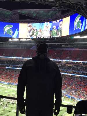 Mark attended 2021 Chick-fil-a Peach Bowl: PITT Panthers vs. Michigan State Spartans on Dec 30th 2021 via VetTix 
