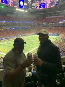 Charles attended 2021 Chick-fil-a Peach Bowl: PITT Panthers vs. Michigan State Spartans on Dec 30th 2021 via VetTix 