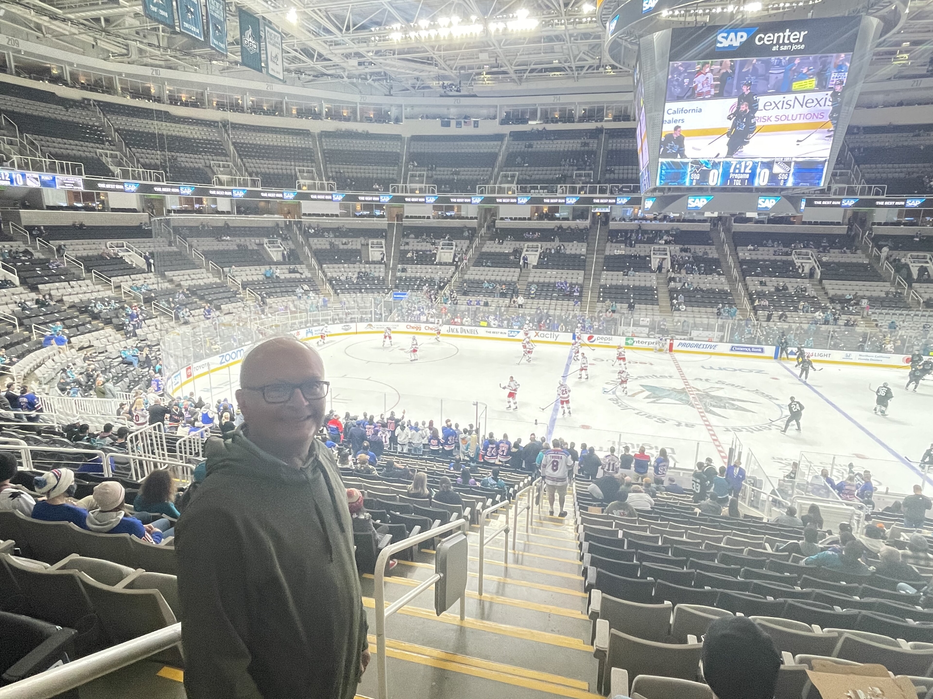 Section 214 at SAP Center 