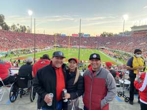 Juan Gurrola attended 108th Rose Bowl Game: Ohio State Buckeyes vs. Utah Utes - NCAA Football on Jan 1st 2022 via VetTix 