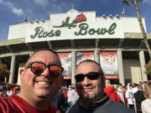 Rob Garcia attended 108th Rose Bowl Game: Ohio State Buckeyes vs. Utah Utes - NCAA Football on Jan 1st 2022 via VetTix 
