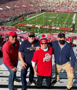 Dean Kontoes  attended 108th Rose Bowl Game: Ohio State Buckeyes vs. Utah Utes - NCAA Football on Jan 1st 2022 via VetTix 