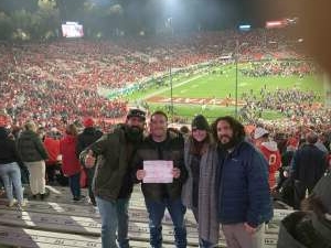 Jacob Cano attended 108th Rose Bowl Game: Ohio State Buckeyes vs. Utah Utes - NCAA Football on Jan 1st 2022 via VetTix 