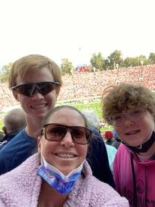 Christina attended 108th Rose Bowl Game: Ohio State Buckeyes vs. Utah Utes - NCAA Football on Jan 1st 2022 via VetTix 