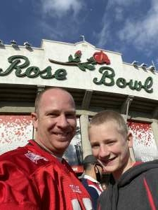 James attended 108th Rose Bowl Game: Ohio State Buckeyes vs. Utah Utes - NCAA Football on Jan 1st 2022 via VetTix 