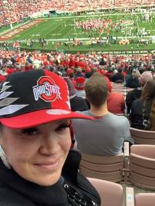 Amanda attended 108th Rose Bowl Game: Ohio State Buckeyes vs. Utah Utes - NCAA Football on Jan 1st 2022 via VetTix 