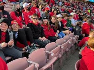 Maleia attended 108th Rose Bowl Game: Ohio State Buckeyes vs. Utah Utes - NCAA Football on Jan 1st 2022 via VetTix 