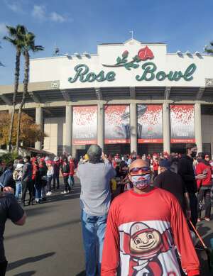 Jimmy  attended 108th Rose Bowl Game: Ohio State Buckeyes vs. Utah Utes - NCAA Football on Jan 1st 2022 via VetTix 