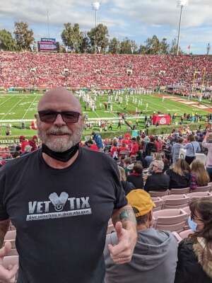 Jim Lowe attended 108th Rose Bowl Game: Ohio State Buckeyes vs. Utah Utes - NCAA Football on Jan 1st 2022 via VetTix 
