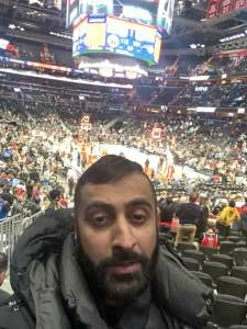 Singh attended Washington Wizards vs. Orlando Magic - NBA on Jan 12th 2022 via VetTix 