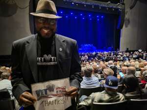 Perry attended The Temptations & the Four Tops on Jan 14th 2022 via VetTix 