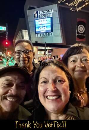 Johnny attended The Temptations & the Four Tops on Jan 14th 2022 via VetTix 