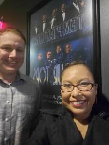Eric attended The Temptations & the Four Tops on Jan 14th 2022 via VetTix 