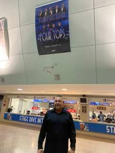 Cary attended The Temptations & the Four Tops on Jan 14th 2022 via VetTix 