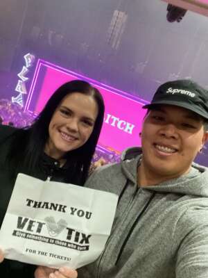 Addison attended Katy Perry: Play on Jan 7th 2022 via VetTix 