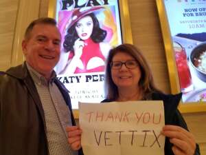 Lisa attended Katy Perry: Play on Jan 7th 2022 via VetTix 