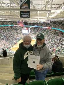 Robert attended Michigan State vs. Wisconsin - NCAA Men's Basketball on Feb 8th 2022 via VetTix 