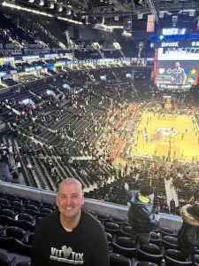 Cpt. Brian Saide, USA, Retired attended Brooklyn Nets vs. Oklahoma City Thunder - NBA on Jan 13th 2022 via VetTix 