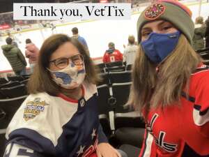 Jennifer attended Washington Capitals vs. Winnipeg Jets - NHL on Jan 18th 2022 via VetTix 