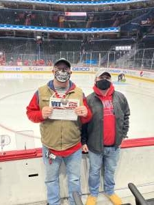 steven attended Washington Capitals vs. Winnipeg Jets - NHL on Jan 18th 2022 via VetTix 