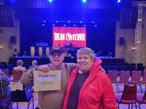 E John attended Dean Z - The Ultimate Elvis on Jan 22nd 2022 via VetTix 