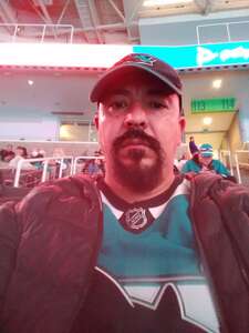 Everardo attended San Jose Sharks - NHL vs Columbus Blue Jackets on Apr 19th 2022 via VetTix 