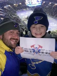 Nathan attended St. Louis Blues vs. Nashville Predators - NHL on Jan 17th 2022 via VetTix 