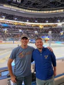 Kristopher attended St. Louis Blues vs. Nashville Predators - NHL on Jan 17th 2022 via VetTix 