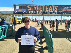 Stewart attended Street Eats Food Festival - General Admission on Feb 6th 2022 via VetTix 