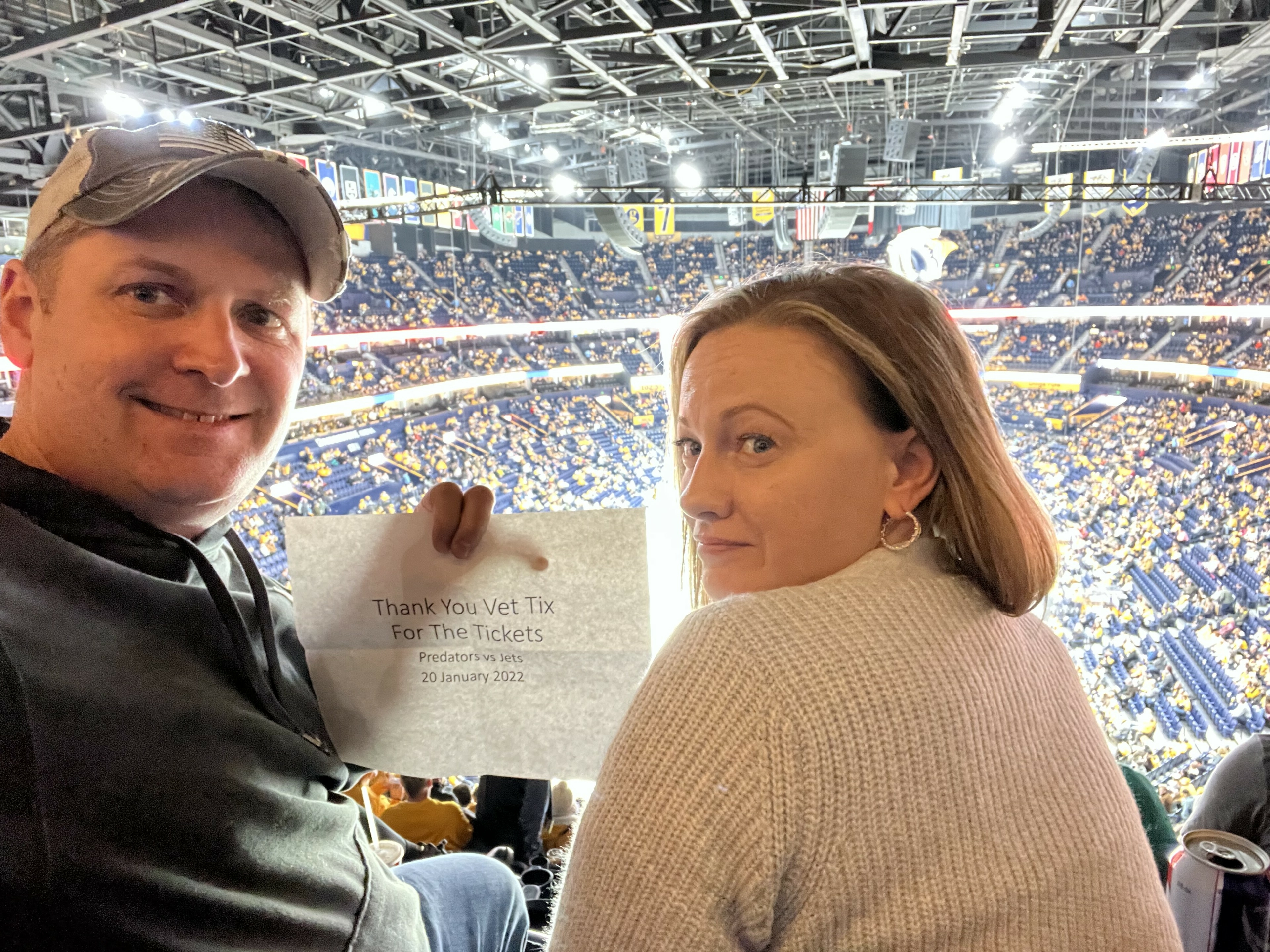 Event Feedback: Nashville Predators vs. Winnipeg Jets - NHL vs