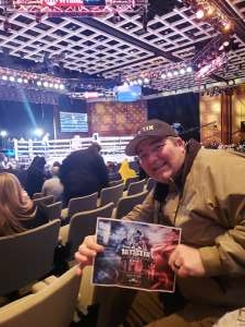 Robert attended Premiere Boxing at the Borgata: Russell vs. Magsayo on Jan 22nd 2022 via VetTix 