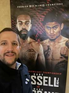 Jeremy B. attended Premiere Boxing at the Borgata: Russell vs. Magsayo on Jan 22nd 2022 via VetTix 