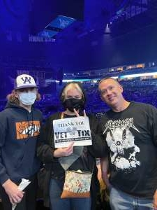 Christopher attended Ghost & Volbeat With Special Guest Twin Temple on Feb 2nd 2022 via VetTix 