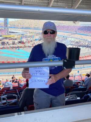 Gregory attended Ruoff Mortgage 500 - NASCAR on Mar 13th 2022 via VetTix 