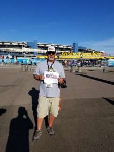 Ron attended Ruoff Mortgage 500 - NASCAR on Mar 13th 2022 via VetTix 
